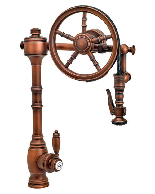 Waterstone 5100 Traditional The Wheel Pull Down Kitchen Faucet