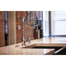 Load image into Gallery viewer, Waterstone 5100-3 Traditional The Wheel Pull Down Kitchen Faucet 3pc. Suite