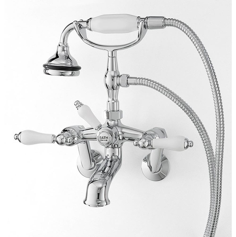 Cheviot 5100-LEV 5100 Series Wall-Mount Tub Filler - Lever Handles - Porcelain Accents - Parent