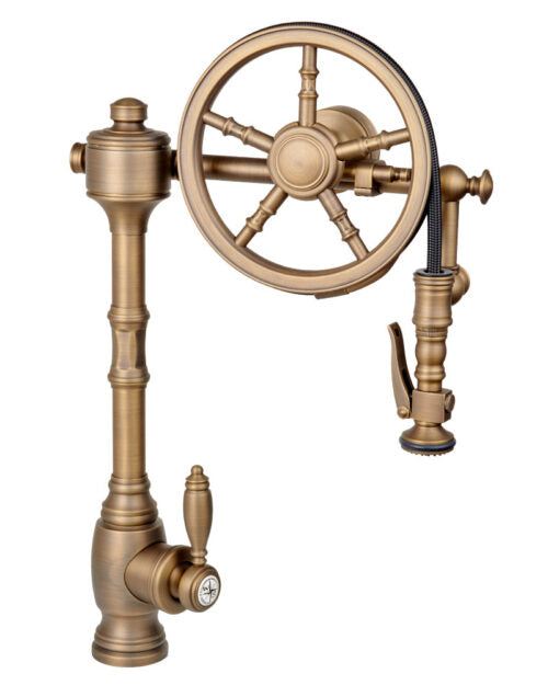 Waterstone 5100 Traditional The Wheel Pull Down Kitchen Faucet