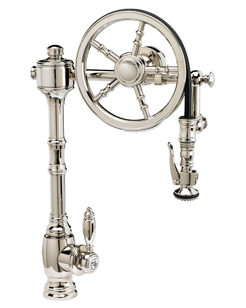 Waterstone 5100 Traditional The Wheel Pull Down Kitchen Faucet