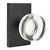 Emtek 5112MDC Passage , Modern Rectangular Rosette , Modern Disc Crystal Knob