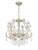 Crystorama 5115-OS-CL-MWP Regis 6 Light Hand Cut Crystal Mini Chandelier - Olde Silver