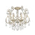 Crystorama 5115-OS-CL-MWP_CEILING Regis 6 Light Hand Cut Crystal Ceiling Mount - Olde Silver