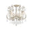 Crystorama 5115-OS-CL-MWP_CEILING Regis 6 Light Hand Cut Crystal Ceiling Mount - Olde Silver