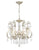Crystorama 5115-OS-CL-S Regis 6 Light Swarovski Strass Crystal Mini Chandelier - Olde Silver