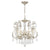 Crystorama 5115-OS-CL-S Regis 6 Light Swarovski Strass Crystal Mini Chandelier - Olde Silver