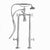 Cheviot 5117/3970XL 5100 Series Extra-Tall Free-Standing Tub Filler With Stop Valves - Lever Handles - Metal Accents - Parent