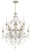 Crystorama 5119-OS-CL-MWP Regis 12 Light Hand Cut Crystal Chandelier - Olde Silver