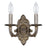 Crystorama 5122 Paris Market 2 Light Wall Mount