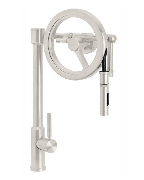 Waterstone WS-5125 Endeavor Wheel Pulldown Faucet Toggle Sprayer