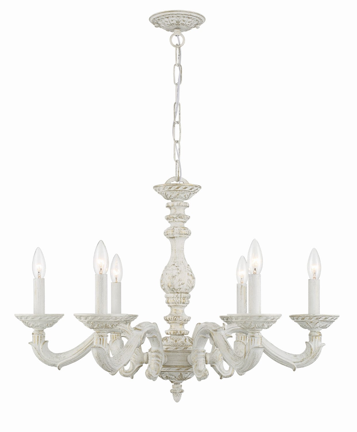 Crystorama 5126 Paris Market 6 Light Chandelier - Parent