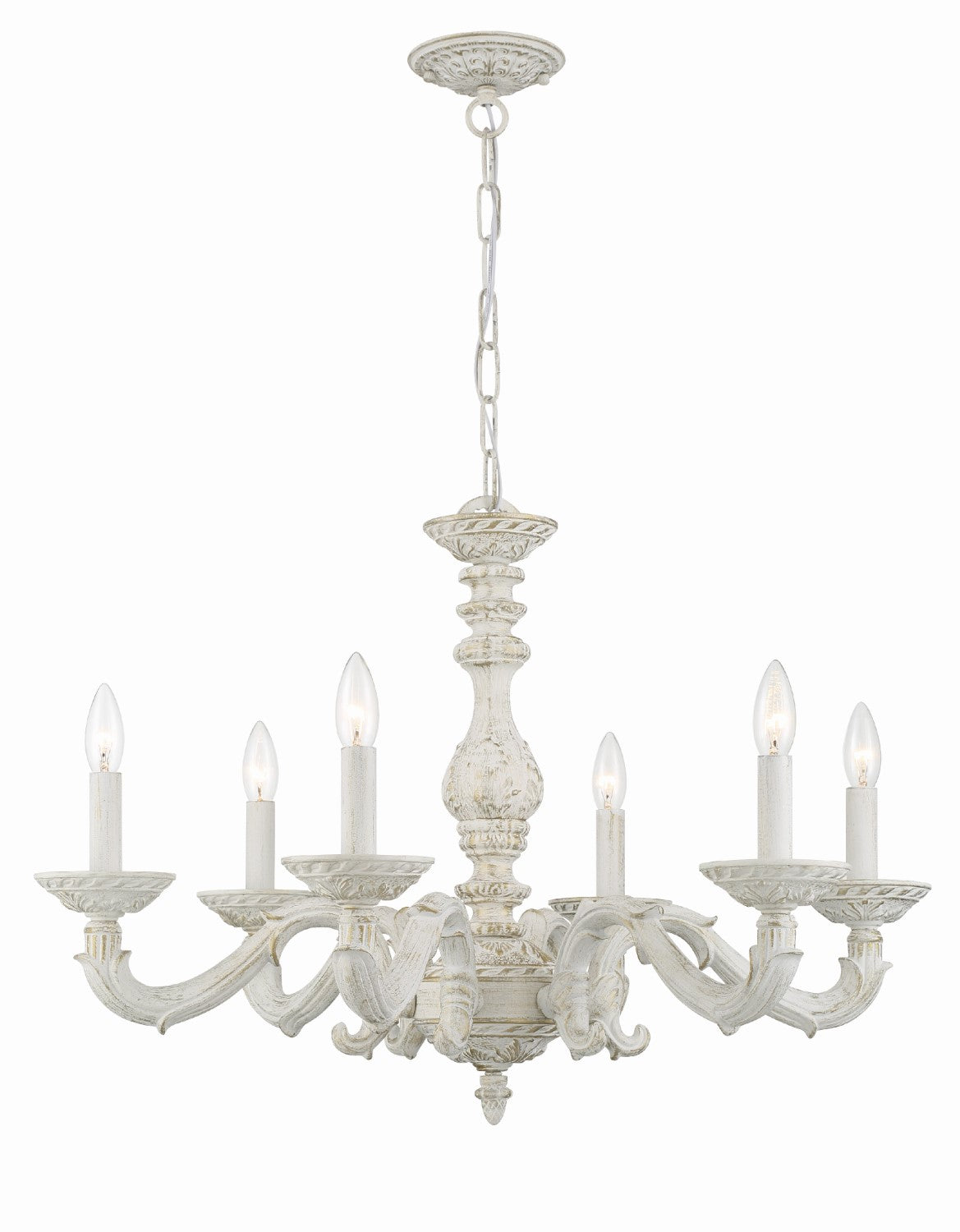 Crystorama 5126 Paris Market 6 Light Chandelier - Parent