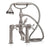 Cheviot 5121-LEV 5100 Series Offset Deck-Mount Tub Filler - Lever Handles - Metal Accents
