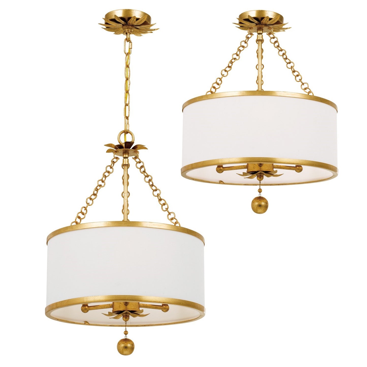 Crystorama 513_CEILING Broche 3 Light Ceiling Mount - Parent