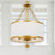 Crystorama 513 Broche 3 Light Chandelier