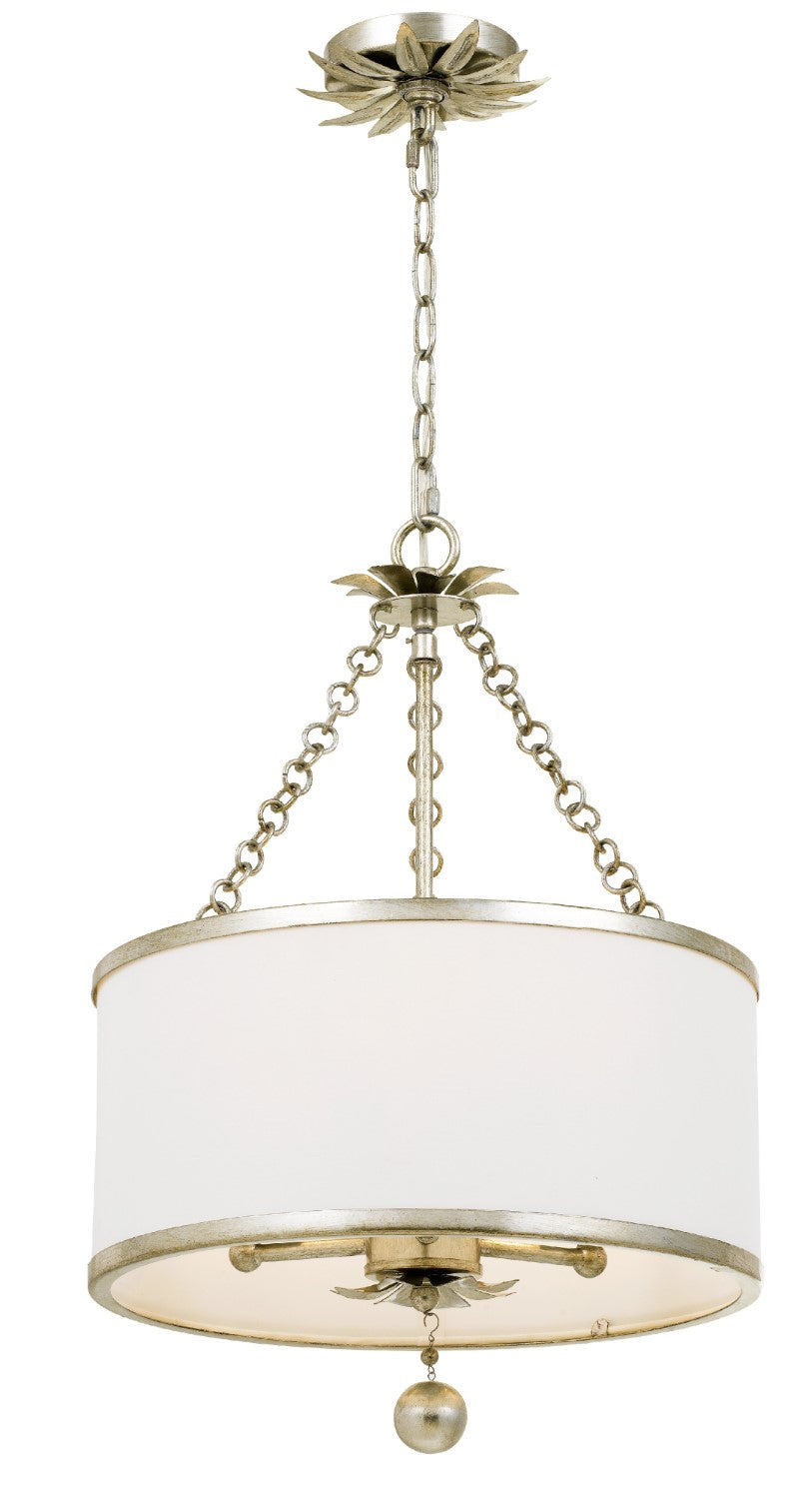 Crystorama 513 Broche 3 Light Chandelier