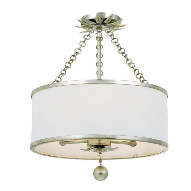 Crystorama 513_CEILING Broche 3 Light Ceiling Mount