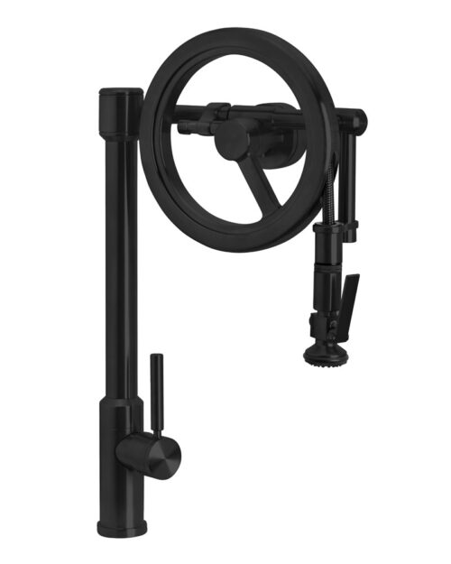 Waterstone WS-5130 Endeavor Wheel Pulldown Lever Sprayer Faucet