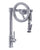 Waterstone WS-5130 Endeavor Wheel Pulldown Lever Sprayer Faucet