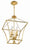 Crystorama 514-GA Broche 3 Light Lantern - Antique Gold