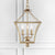 Crystorama 514-GA Broche 3 Light Lantern - Antique Gold