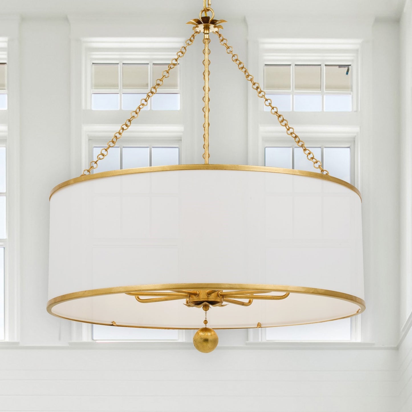 Crystorama 515 Broche 8 Light Chandelier
