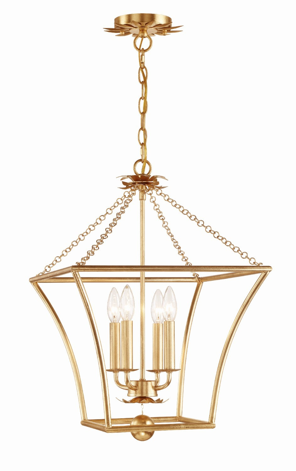 Crystorama 516 Broche 4 Light Lantern - Parent