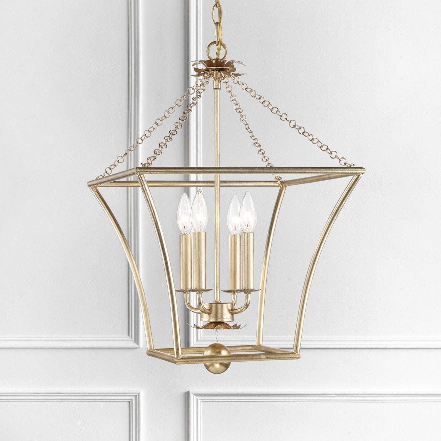 Crystorama 516 Broche 4 Light Lantern