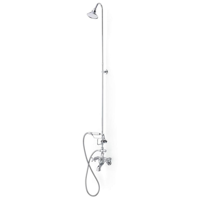 Cheviot 5160-LEV 5100 Series Tub Filler With Hand Shower And Overhead Shower - Lever Handles