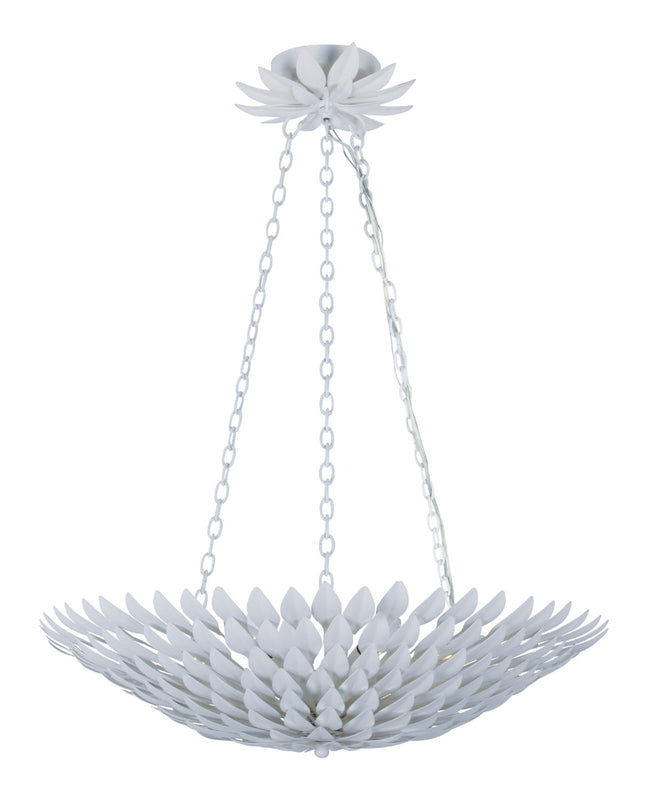 Crystorama 517 Broche 6 Light Chandelier