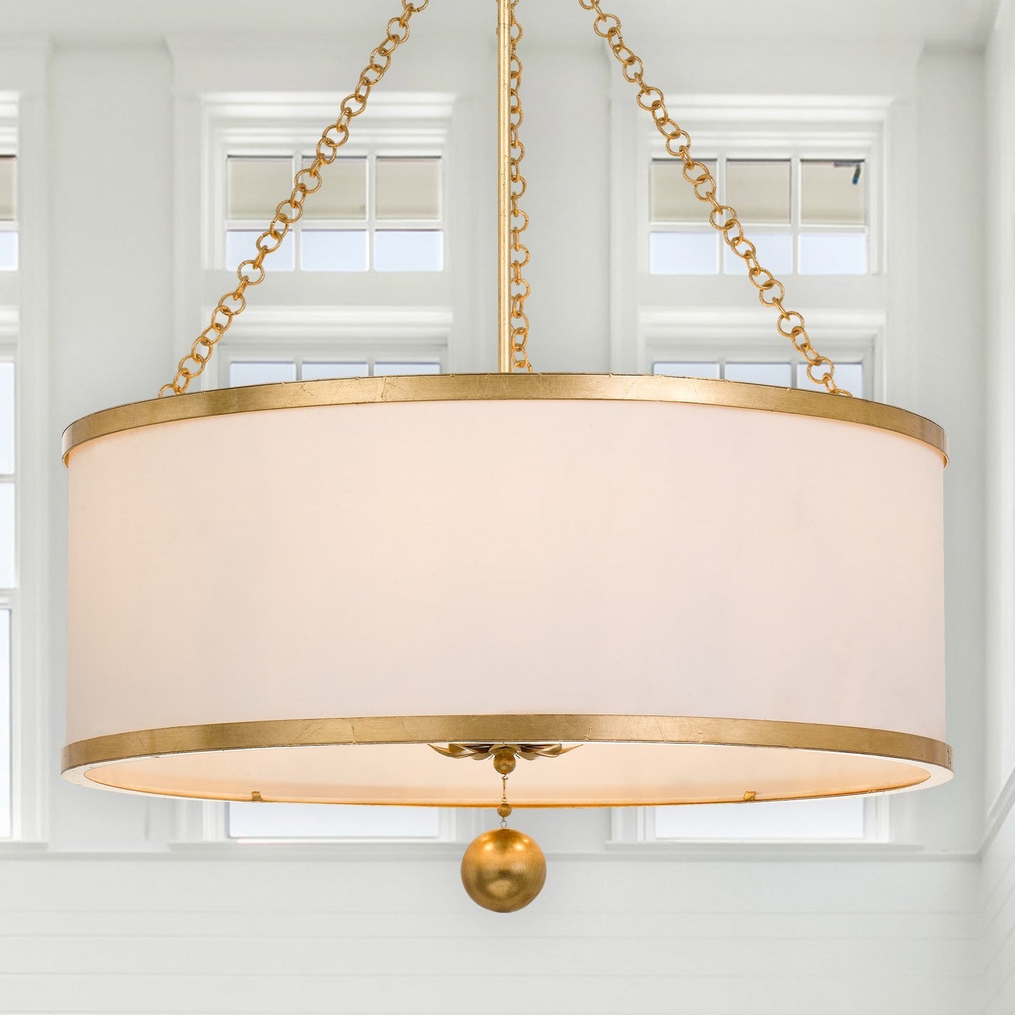 Crystorama 518 Broche 6 Light Chandelier