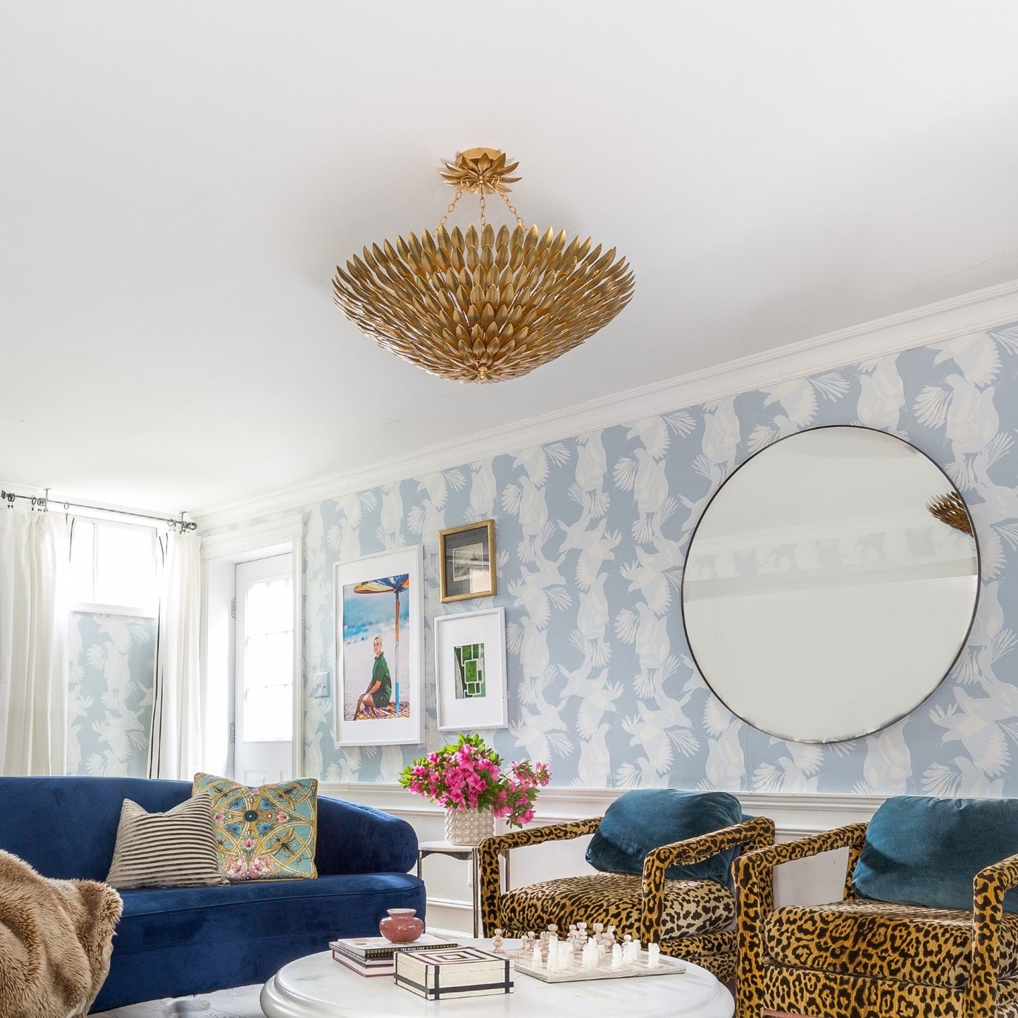 Crystorama 519 Broche 8 Light Chandelier