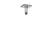 Riobel 519 3" Ceiling Mount Shower Arm