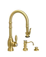 Load image into Gallery viewer, Waterstone 5200-3 Traditional Prep Size PLP Pulldown Faucet 3pc. Suite