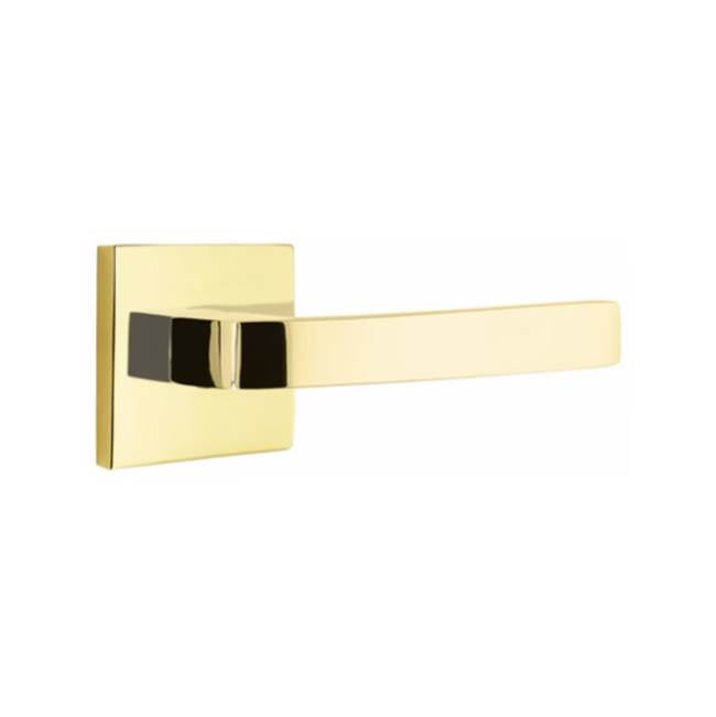 Emtek 5210BRLRH Privacy , Square Rosette , Breslin Lever , RH