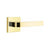 Emtek 5210BRLRH Privacy , Square Rosette , Breslin Lever , RH
