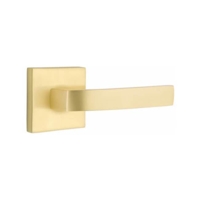 Emtek 5210BRLRH Privacy , Square Rosette , Breslin Lever , RH