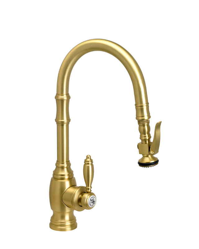 Waterstone 5210 Traditional Prep Size Pulldown Angled Spout Faucet w/Lever Sprayer - Parent