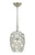 Crystorama 523-SA Palla 1 Light Mini Chandelier - Antique Silver