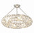 Crystorama 525-SA_CEILING Palla 6 Light Semi Flush Mount - Antique Silver