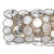 Crystorama 526-SA Palla 4 Light Bathroom Vanity - Antique Silver