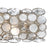 Crystorama 526-SA Palla 4 Light Bathroom Vanity - Antique Silver