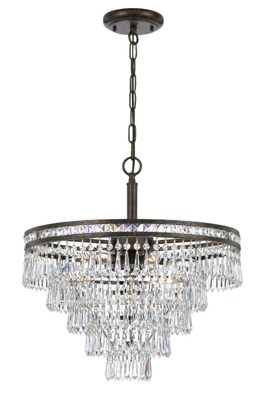 Crystorama 5264-CL-MWP Mercer 7 Light Hand Cut Crystal Chandelier - Parent