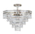 Crystorama 5264-CL-MWP_CEILING Mercer 7 Light Hand Cut Crystal Ceiling Mount