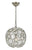 Crystorama 527-SA Palla 1 Light Sphere Mini Chandelier - Antique Silver