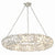 Crystorama 528P-SA Palla 8 Light Chandelier - Antique Silver
