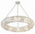 Crystorama 528P-SA Palla 8 Light Chandelier - Antique Silver