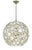 Crystorama 529-SA Palla 6 Light Sphere Chandelier - Antique Silver