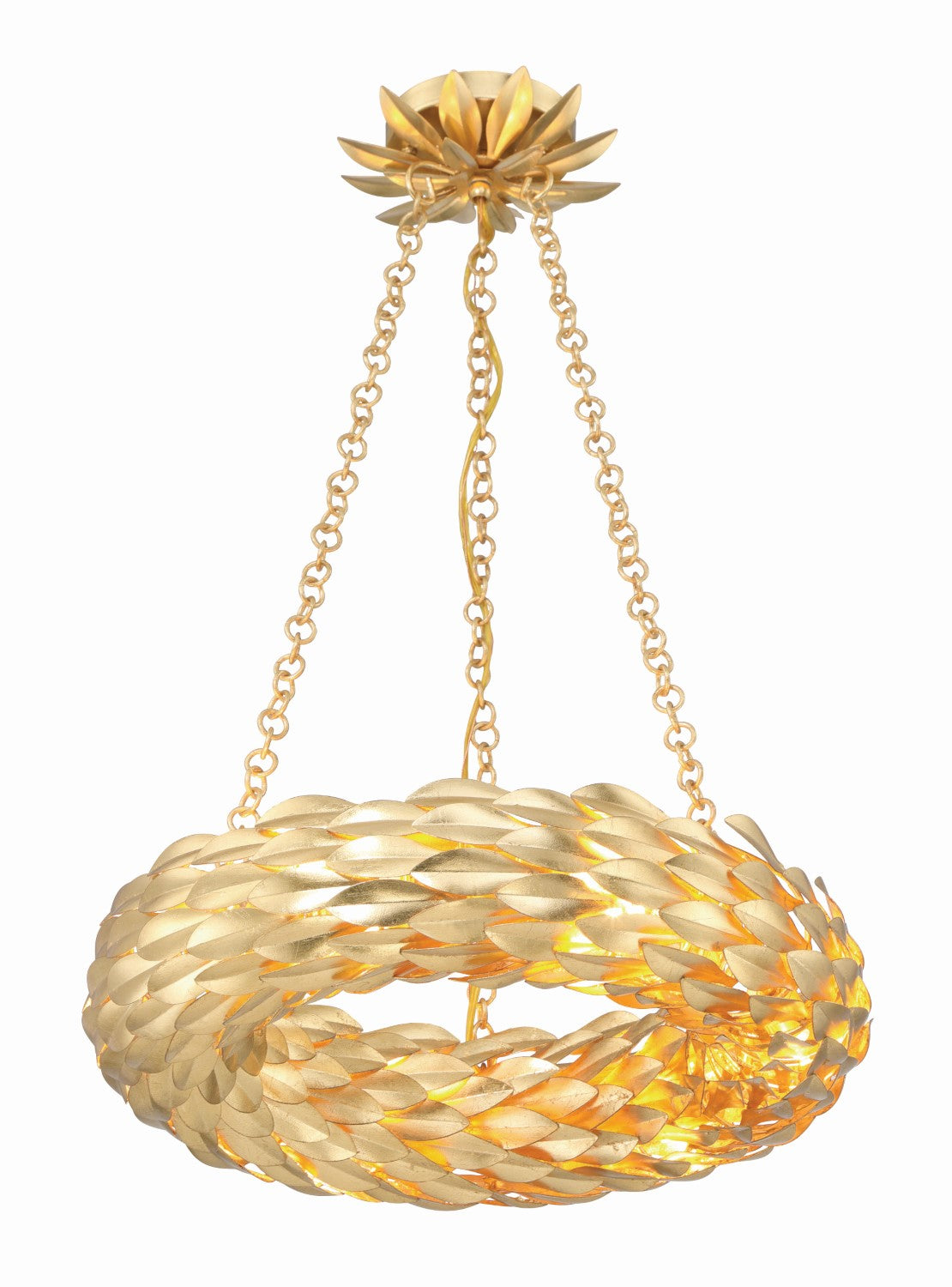 Crystorama 535 Broche 6 Light Chandelier - Parent